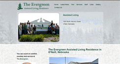 Desktop Screenshot of evergreenalf.com